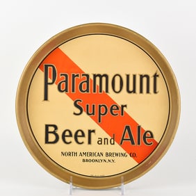 Paramount Super Beer and Ale 1930s Serving Tray