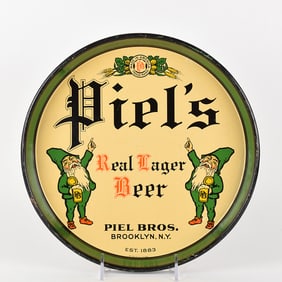 Piels Lager Beer 1930s Serving Tray PLUMP GNOMES