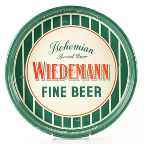 Wiedemann Fine Beer 1950s Serving Tray
