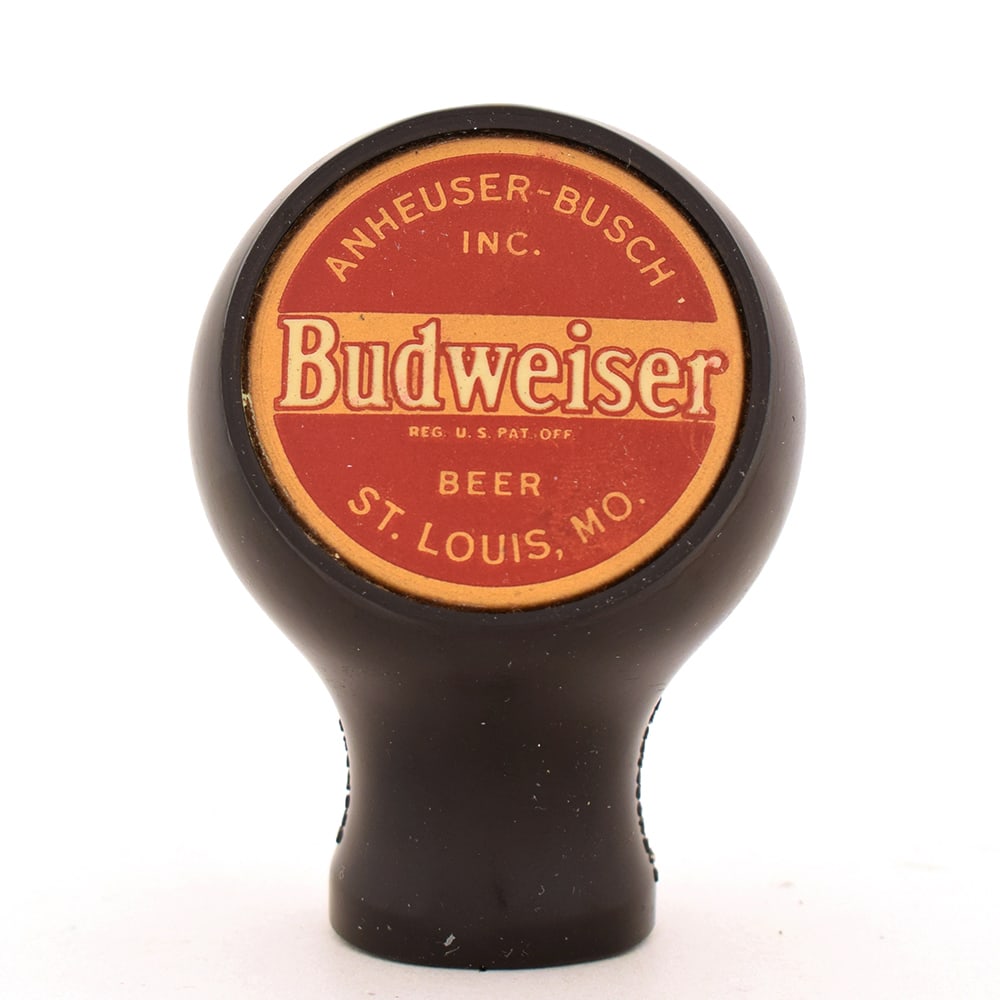 Budweiser Beer 1930s 2-Sided Ball Tap Knob (1 of 4)