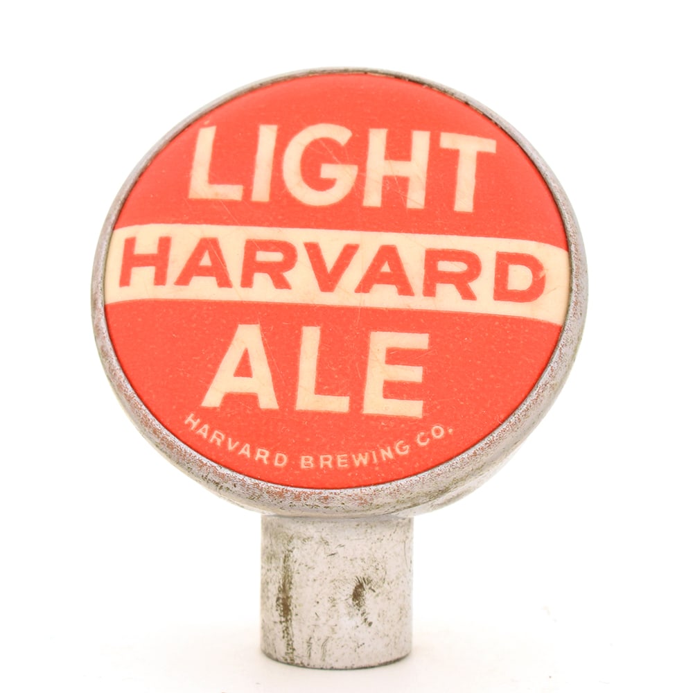 Harvard Light Ale 1950s Chrome Tap Knob (1 of 4)