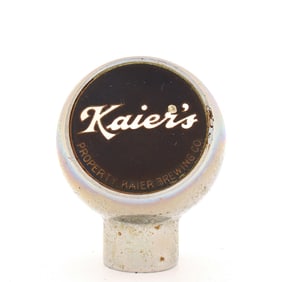 Kaier's 1940s Enameled Chrome Ball Tap Knob