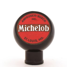 Michelob Beer 1940s 1-Sided Ball Tap Knob