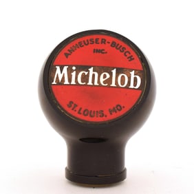Michelob Beer 1940s 2-Sided Ball Tap Knob