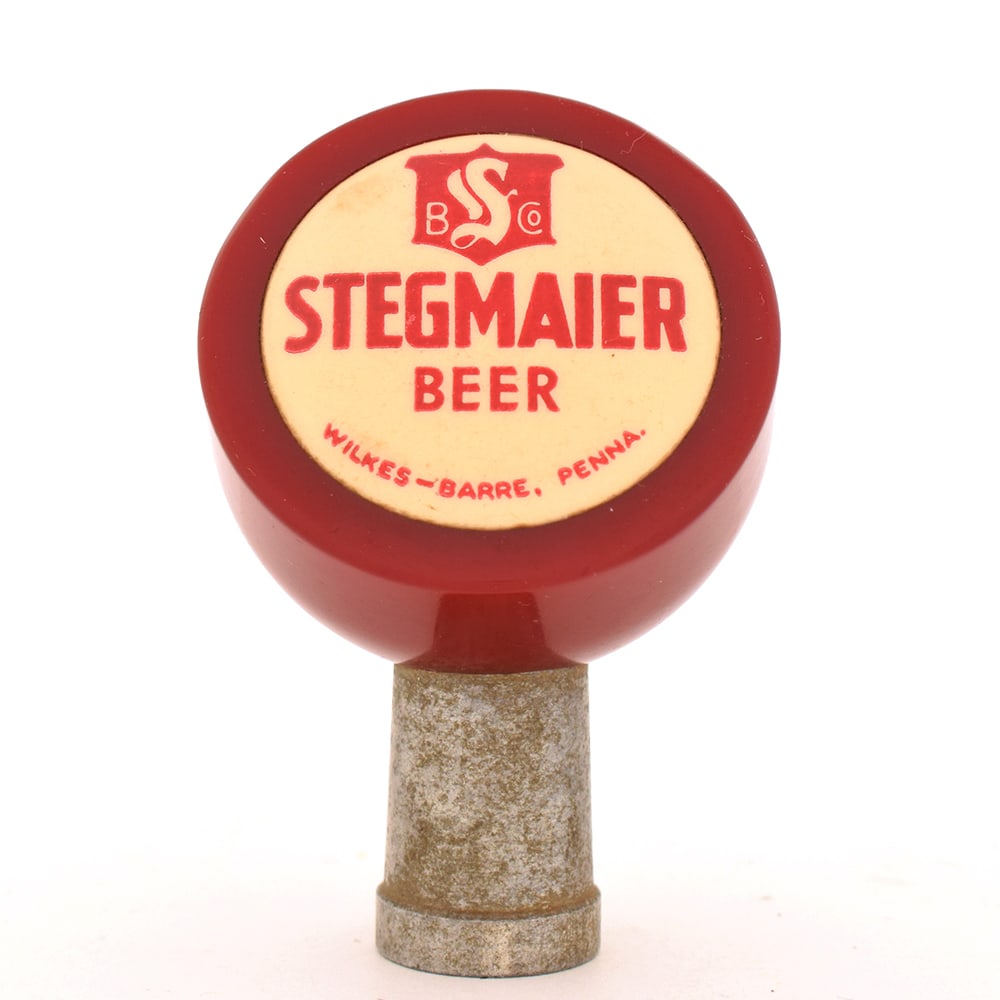 Stegmaier Beer 2-Sided 1940s Tap Knob (1 of 4)