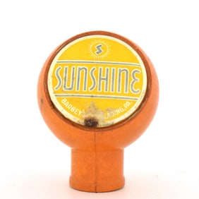 Sunshine 1930s Orange Ball Tap Knob BARBEYS