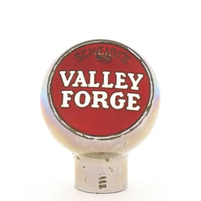 Valley Forge 1940s Enameled Chrome Ball Tap Knob