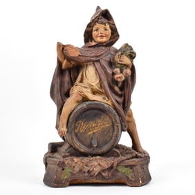 Hemrich's Beer Pre-Prohibition Chalk Statue