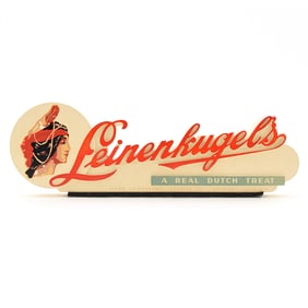 Leinenkugel's 1950s Koloplak Sign RARE