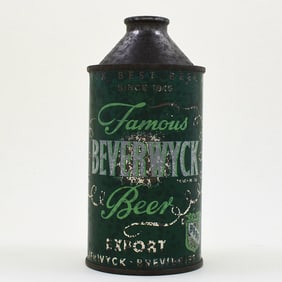 Beverwyck Beer Cone Top EXPORT WITHDRAWN FREE 152-16
