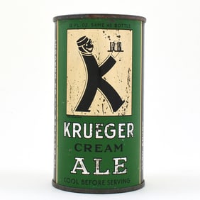 Krueger Cream Ale Instructional Flat Top SMALL OPENER 89-27 OI L465