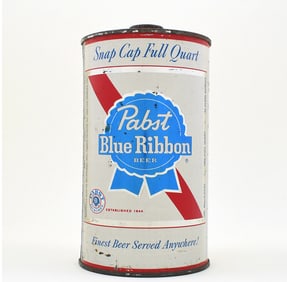 Pabst Blue Ribbon Quart Snap Cap NEWARK 217-2