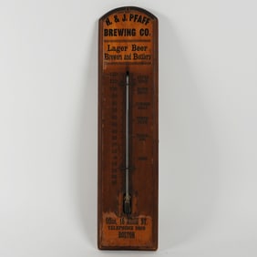 H J Pfaff Brewing Lager Beer Pre-Pro Thermometer RARE