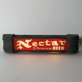 Nectar Premium Beer Illuminated Sign AMBROSIA Brewing CHICAGO