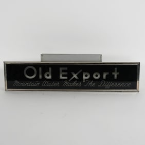 Old Export Mountain Water Illuminated RPG FIREBALL STREAMER Sign