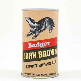 Badger John Brown Ale English Pull Tab