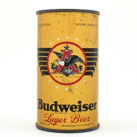 Budweiser Beer Instructional Flat Top 68A X CODE 43-35 OI 142
