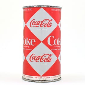 Coca-Cola Soda Flat top DIAMOND MOTIF FORT WORTH