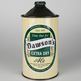 Dawsons Extra Dry Ale Quart Cone Top 206-16 RARE LIKELY BEST