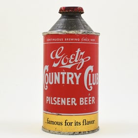 Goetz Country Club Beer Cone Top IRTP 165-13