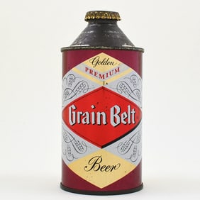Grain Belt Beer Cone Top 5 PERCENT 167-22 EXCELLENT