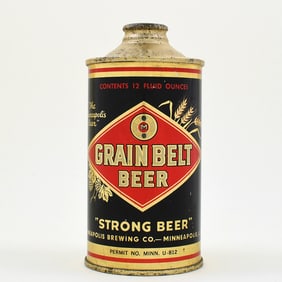 Grain Belt STRONG Beer Cone Top 166-29 EXCEPTIONAL
