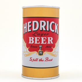 Hedrick Beer Pull Tab ENAMEL GOLD 74-24 MINTY