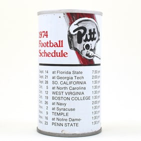 Iron City Beer 1974 Pitt Football Schedule Pull Tab 79-24 TOUGH