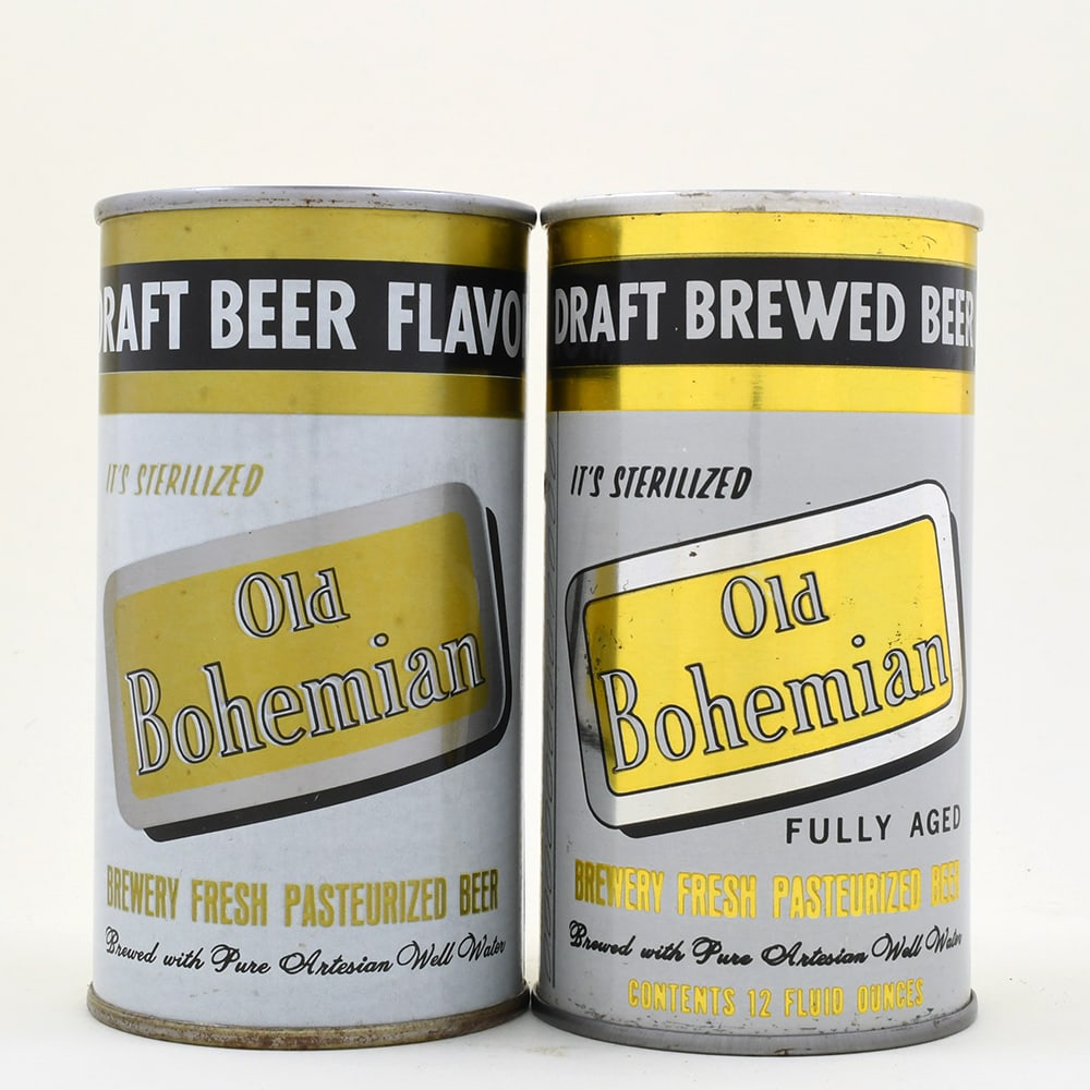 Old Bohemian Draft Beer Pull Tabs Lot of 2 Different: Reference: n/a Business Name: Eastern Brewing Co., Hammonton, New Jersey Manufacturer/Plant: