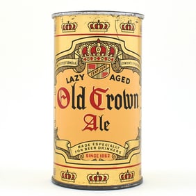 Old Crown Ale Instructional Flat Top NON-IRTP 104-39 OI 588 CLEAN