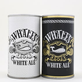 Whales White Ale Pull Tabs Lot of 2 Different