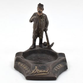 Kaier's Special Beer 1930s Cast Iron Ash Tray