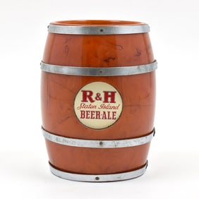 R and H Beer-Ale 1940s Bakelite Barrel Frother Holder