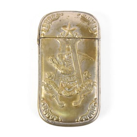 Anheuser-Busch Brewing Assoc Pre-Prohibition Match Safe