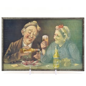 Old Dutch Beer 1950s Sign