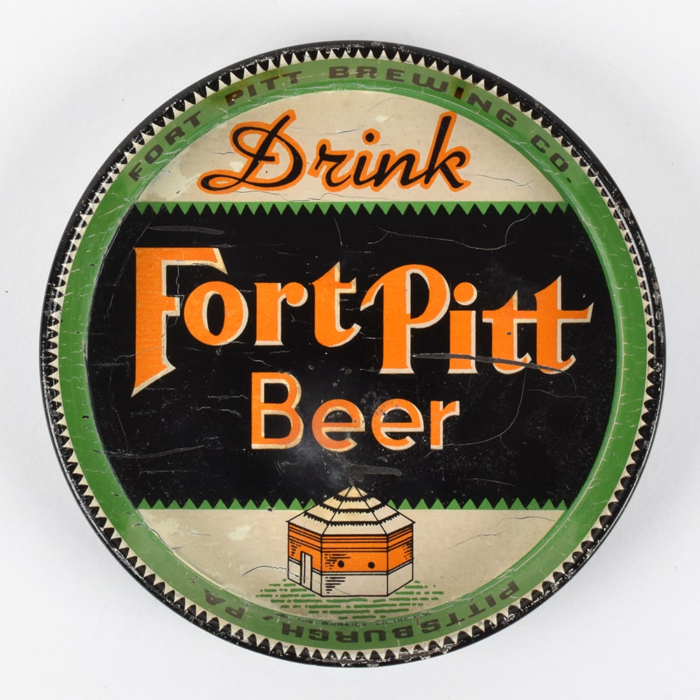 Fort Pitt Beer 1930s Tip Tray (1 of 2)
