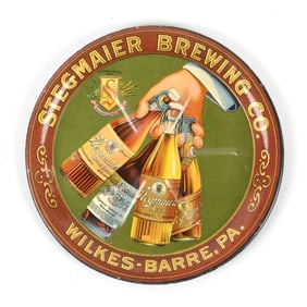 Stegmaier Brewing Pre-Prohibition Tip Tray 4 BOTTLES SHARP