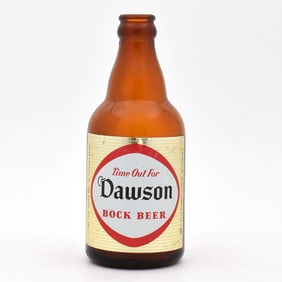 Dawson Bock Beer 1950s Steinie Bottle