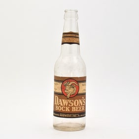 Dawsons Bock Beer 1930s Bottle
