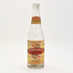 Dawsons Lager Beer 1930s Bottle