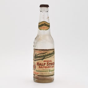 Narragansett Half Stock Banquet Ale Pre-Prohibition Bottle