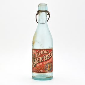 Vienna Lager Beer Pre-Prohibition Blob Top Bottle MOSES FAIRBANKS