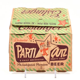 Esslinger Parti Quiz 1950s Cardboard 6-Pack Carton