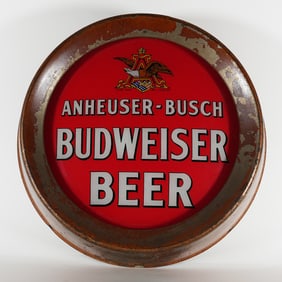 Anheuser Busch Budweiser Beer ROG Barrel Design Illuminated Sign