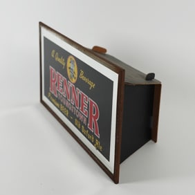 Renner Youngstown Old Oxford Ale ROG Illuminated Mirro-Products Sign SCARCE
