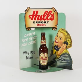 Hulls Export Beer Order Best For Less 3D Folding Die Cut Sign