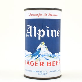Alpine Lager Beer Canadian Flat Top
