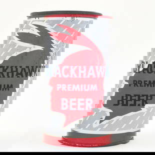 Blackhawk Beer Flat Top BLACKHAWK BUFFALO 38-34: Reference: USBC 38-34 Business Name: Blackhawk Brewing Co., Buffalo, New York Manufacturer/Plant: