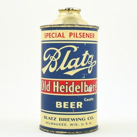 Blatz Old Heidelberg Special Pilsener Cone Top 153-15