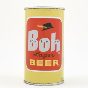 Boh Bohemian Lager Beer Flat Top ENAMEL VANITY LID